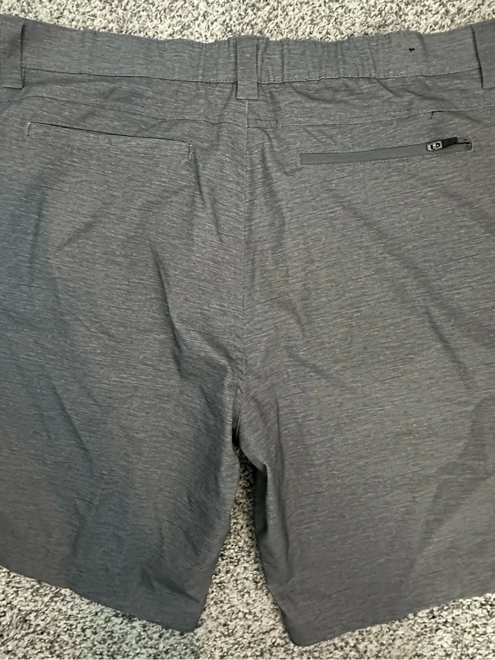 Hawke & Co Gray Flat-Front Men's Shorts